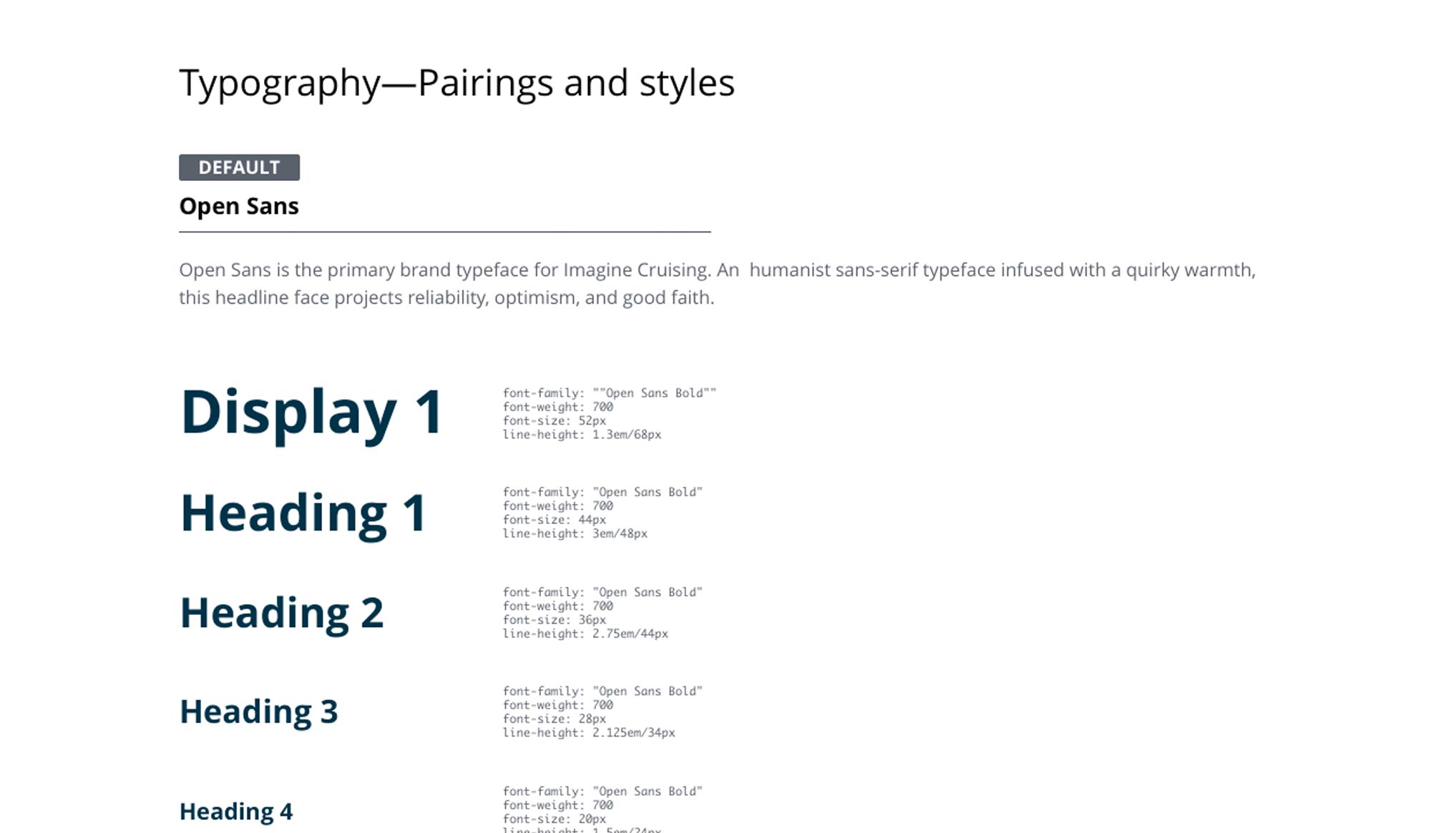 Typography setting