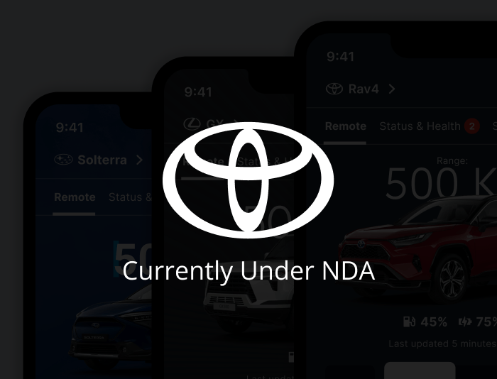 Toyota app design