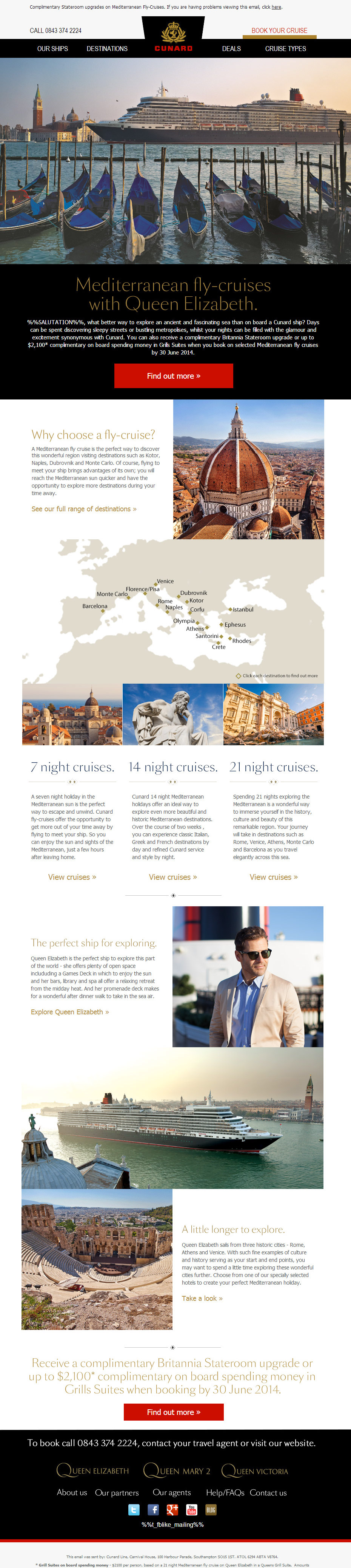 Cunard Fly-Med email